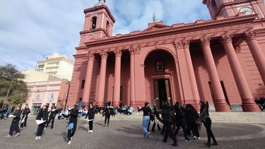 Video: se realiza la Expo Pachequina en la plaza 25 de Mayo