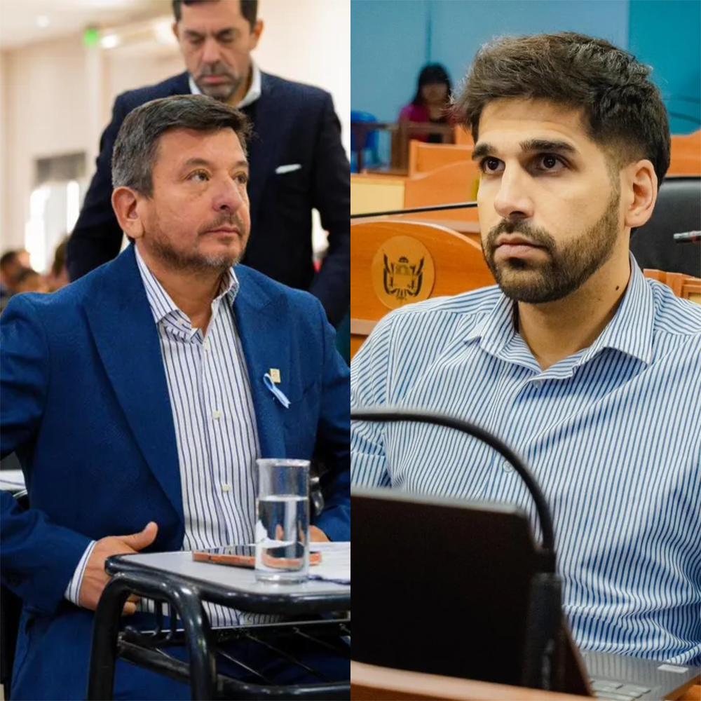 Cruces. Los legisladores Ledesma y Puente debatieron sobre el destino de los fondos y su colocación financiera.