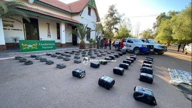 Secuestraron 490 kilos de hojas de coca y más de un millón y medio de pesos