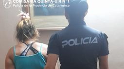 Una mujer fue aprehendida tras el robo de una garrafa