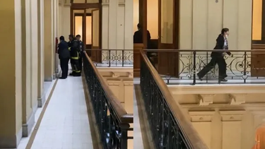 alerta en casa rosada por un principio de incendio