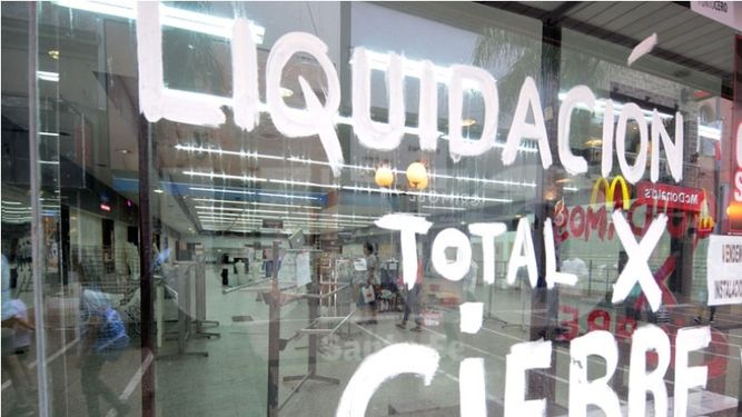 En todo el país, cerraron cerca de 40.000 comercios