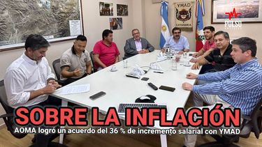 AOMA logró un incremento salarial del 36%