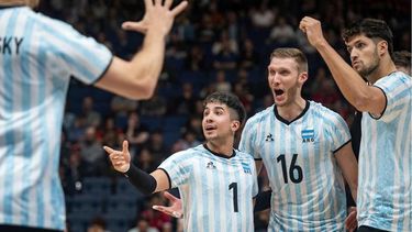 voley: argentina consiguio un triunfo historico ante francia en el debut en la vnl