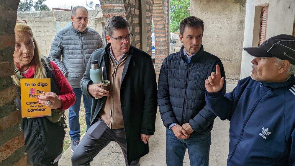Candidatos. Fernando Navarro a senador y Monti a intendente por la Capital.&nbsp;