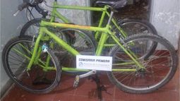 Arrestan a un joven y secuestran tres bicicletas