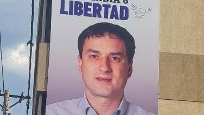 Campaña propia. Francisco Monti busca sostener un protagonismo diferenciado en el esquema libertario.