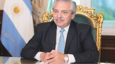 Presidente. Alberto Fernández.