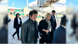 Javier Milei llegó a Suiza para participar del Foro Económico Mundial en Davos
