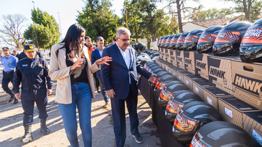 las fuerzas de seguridad recibieron nuevo equipamiento