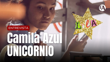 Camila Azul Sosa, actriz de Unicornio