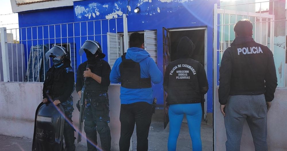 Diversos allanamientos en el sur de la capital