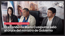 El intendente Mario Cusipuma salió al cruce del ministro de Gobierno