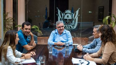 Raúl Jalil recibió al montañista Jaime Viñals