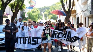 Catamarca marchó en rechazo del discurso de Milei.