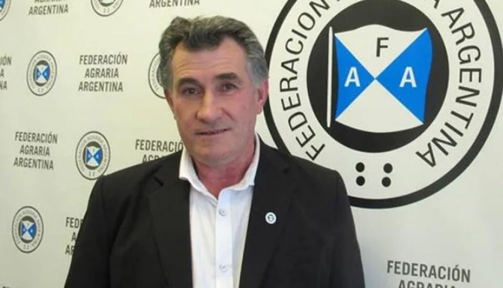 Carlos Achetoni. Presidente de la Federación Agraria Argentina