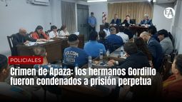Crimen de Apaza: los hermanos Gordillo fueron condenados a prisión perpetua