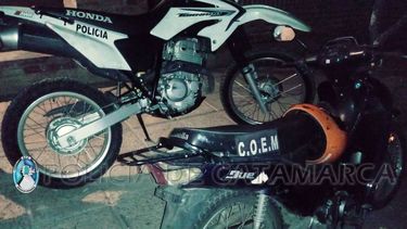 Lo sorprendieron cuando intentaba robar una moto