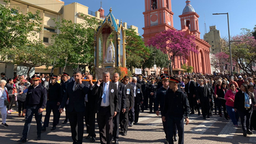con memoria agradecida, catamarca vivio la fiesta  de la proteccion de la virgen a dos decadas del sismo
