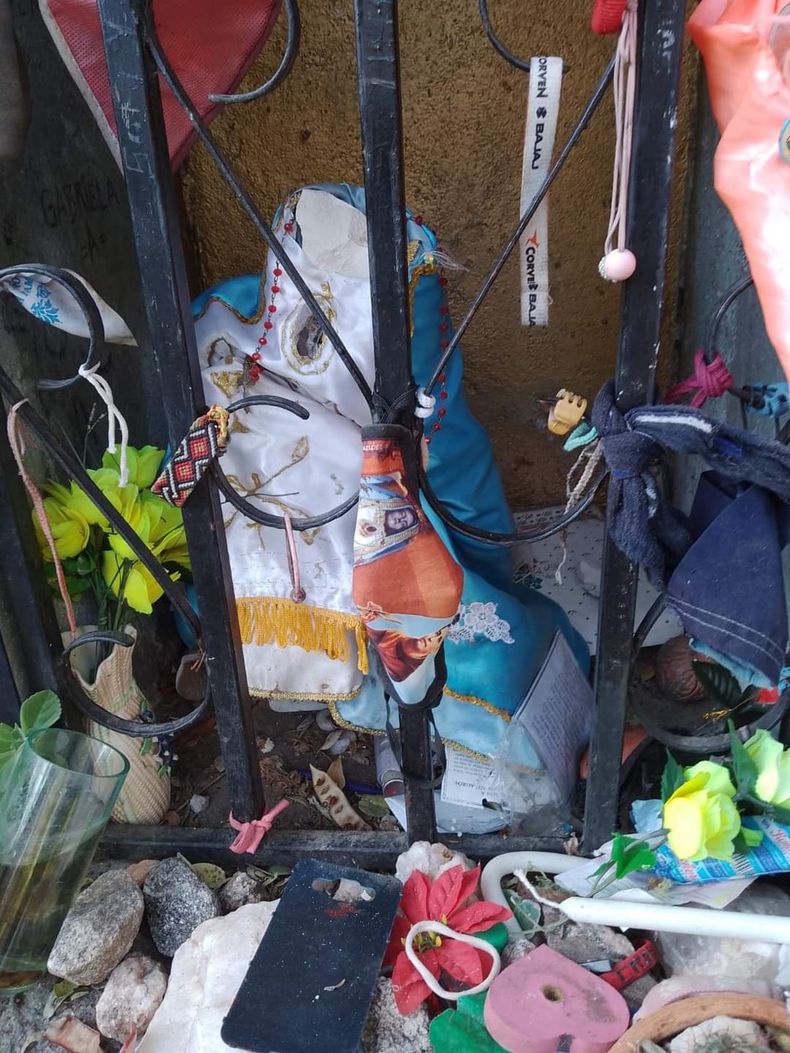 El descubrimiento de los daños a la Virgen del Valle causó malestar entre vecinos