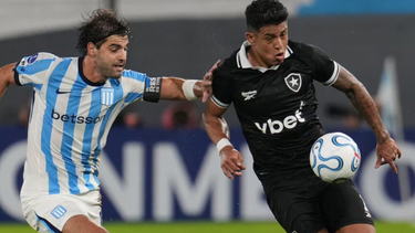 racing cayo ante botafogo en un partidazo con cinco goles