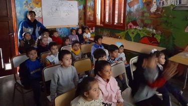 El Cine Móvil recorre jardines de infantes en el mes de las infancias