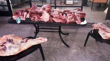 Secuestran pescado y carne vacuna