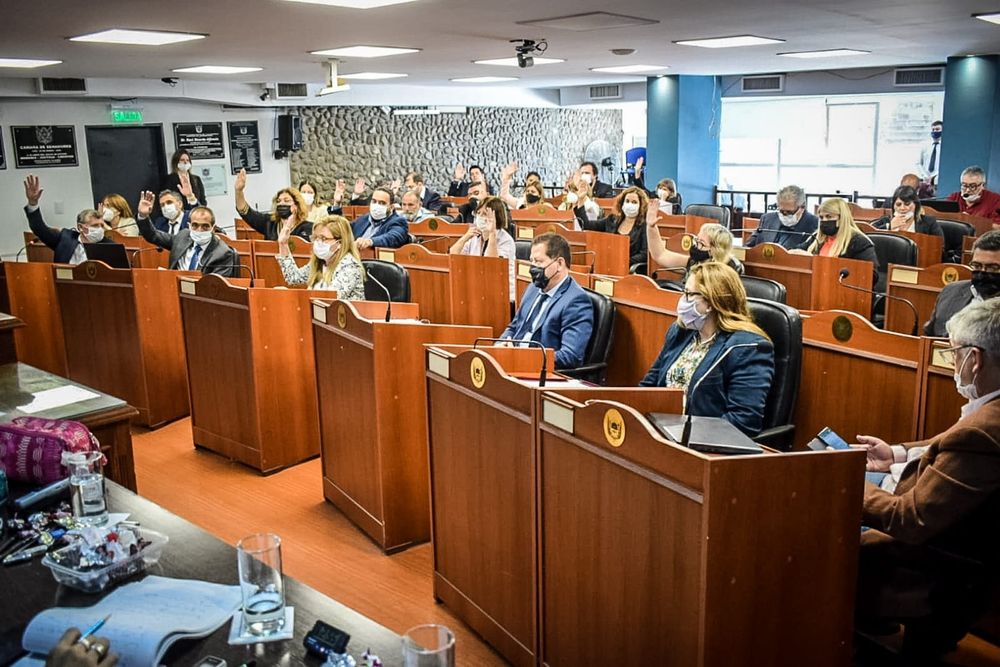 Polémica. Convocando a una sesión especial, el oficialismo logró aprobar los acuerdos con las mineras.&nbsp;
