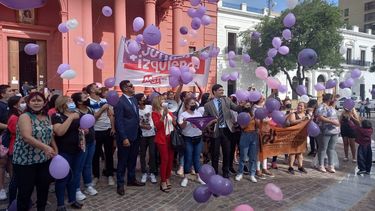 Suelta de globos por Brenda Gordillo