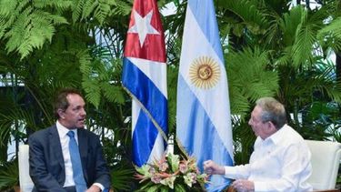 scioli se reunio con raul castro en la habana