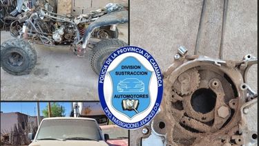 secuestran varios vehiculos adulterados, tras una inspeccion en un taller mecanico en tinogasta