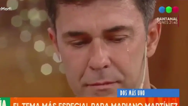 mariano martinez se largo a llorar cuando le preguntaron sobre sus hijos