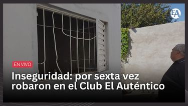 Inseguridad: por sexta vez robaron en el Club El Auténtico