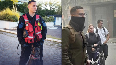 Polémica: difunden videos de un supuesto infiltrado en marcha de jubilados