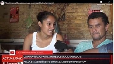 Queremos que Mercado asuma la responsabilidad del accidente que causó