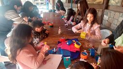 Los chicos se animaron a jugar, crear e interpretar los Sonidos de mi tierra