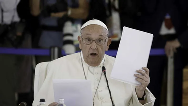 el papa francisco pide investigar un posible genocidio en la franja de gaza