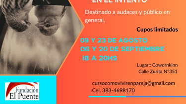 Taller de parejas&nbsp; Como vivir en pareja y no morir en el intento