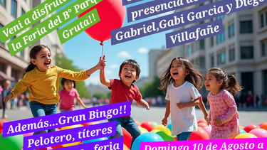 vuelve la feria del barrio parque la gruta: especial dia del nino