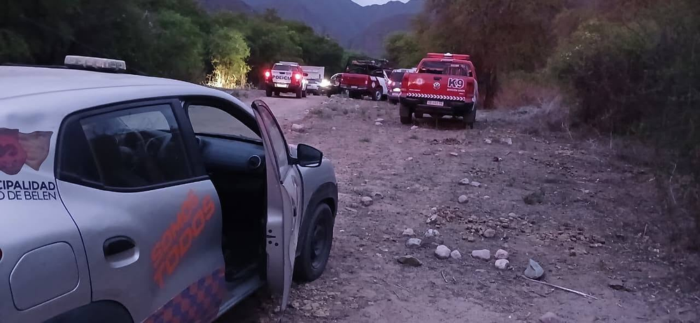 Intensa búsqueda de una mujer en Belén