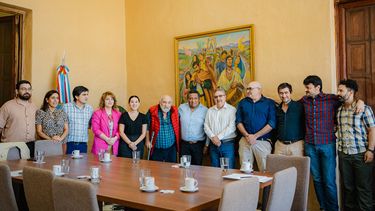 Encuentro. Participaron arqueólogos y autoridades del Gobierno.