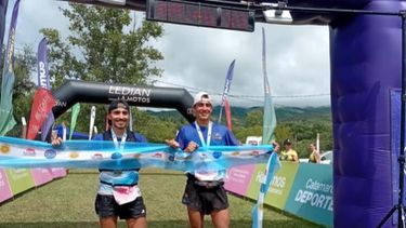 vibrante competencia  de el bolson ultra trail