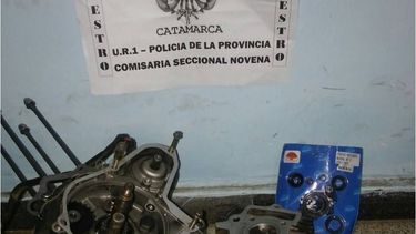Aprehendieron a un joven y secuestran motopartes