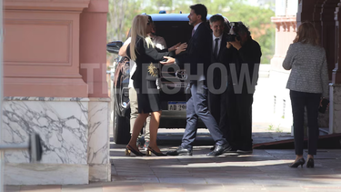 susana gimenez llego a la casa rosada para grabar la entrevista con javier milei