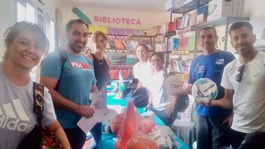 entregaron materiales deportivos en belen y fiambala