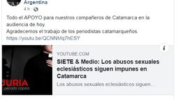 Sobrevivientes de abusos eclesiásticos brindan apoyo a las víctimas catamarqueñas