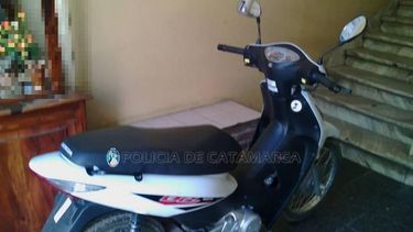 Recuperan una motocicleta requerida por la Justicia de Santiago del Estero