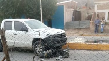 Accidente en Santa María: murió un motociclista