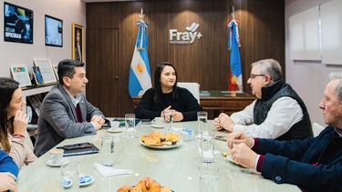 jalil se reunio con la intendenta alejandra benavidez para analizar obra en fme