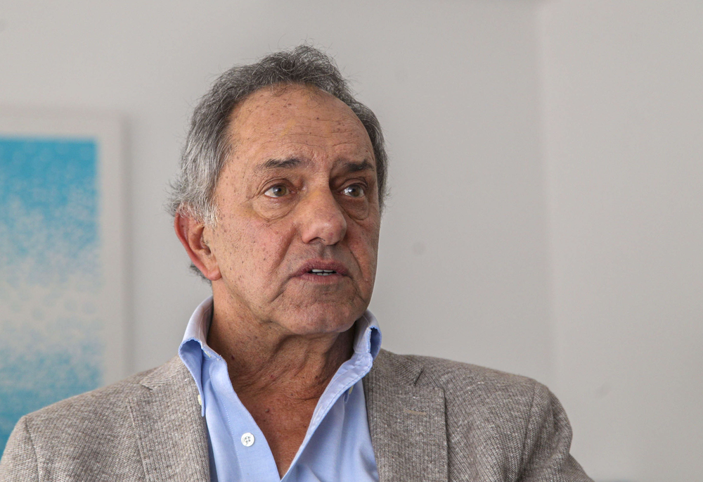 Daniel Scioli llegó a Catamarca para recorrer la Fiesta del Poncho